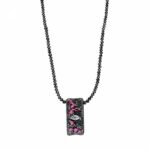 Colar Monseo Eternal Rubis Diamantes CO2065