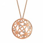 Colar Ouro Rosa e Diamanted Monseo Portuguese Story CO2316