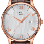 Tradition Gent Pvd Leather/silver (Classic) T063.610.36.038.00