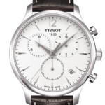 Tradition Chr Wht/brown Leather (Classic) T063.617.16.037.00