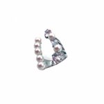 Anel em Prata com Pérolas Sintéticas e Zircónias Brancas AN4563