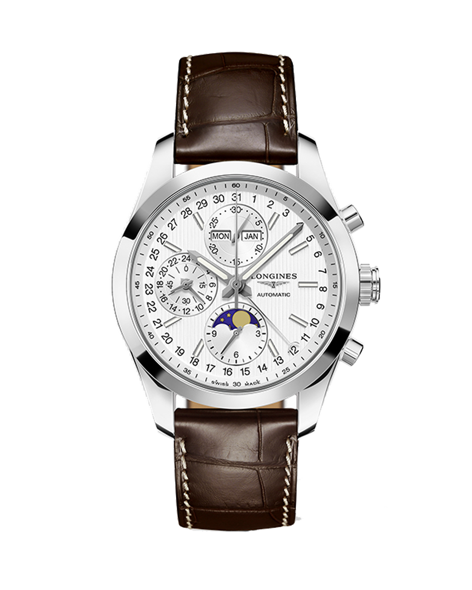 public-27 Longines Conquest Classic Chrono Moon Phase Ref. L27984723 - Image 1