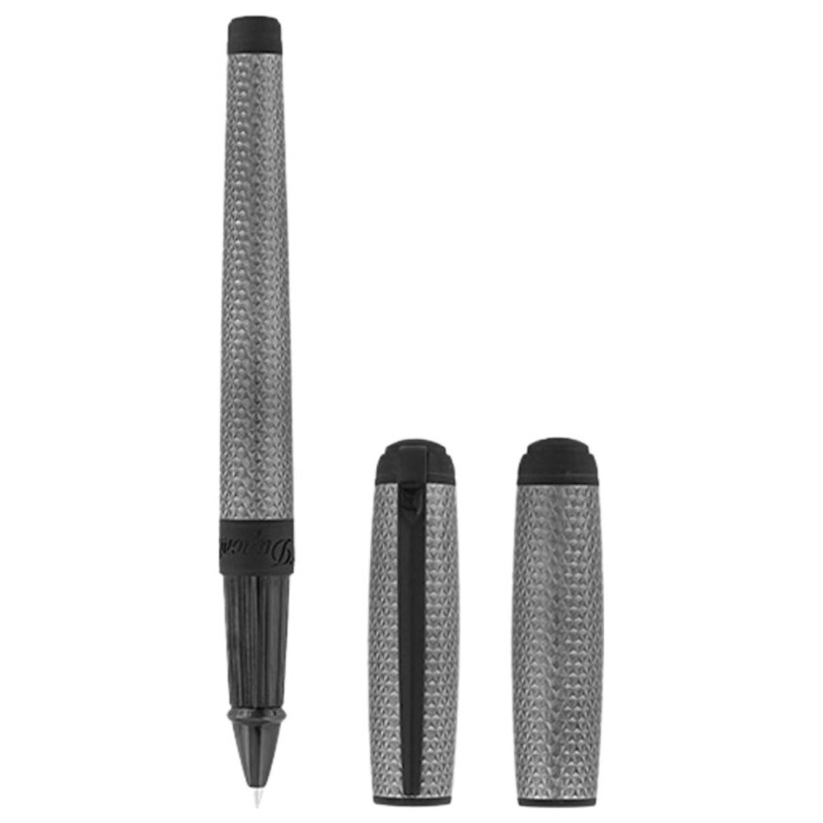 public-414 Caneta Rollerball S.T. Dupont Line D Grafite e Laca Preta Mate | - Image 1