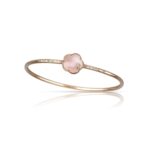 Bracelete Petit Joli Lunaire em Ouro Rosa 18k com Calcedônia