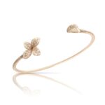 Bracelete Petit Garden em Ouro Rosa 18k com Diamantes Brancos