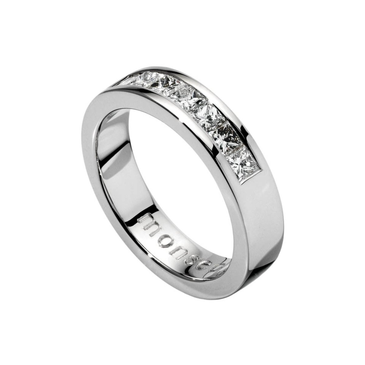 public-495 Anel Quadratu Carré em Ouro com Diamantes - Image 1