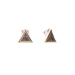 Brincos Tornilhos Corfu em Prata 925 e Ouro 375 com Zircónias