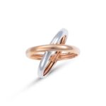 Anel Polvere Di Sogni Pesavento em Prata 925 com Ródio Rosé