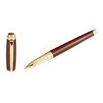 Roller S.T. Dupont Line D Guilloche Large em Ambre