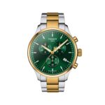 Relógio Tissot Chrono XL Classic Quartzo 45mm Safira Dourado