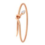 Pulseira Cobra Ouro Rosa 18K com 0,05K de Diamantes - 9,5g - Image 2