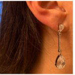 Brincos em prata 925 com zircónias brancas BR08879 - Image 2