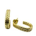 Argolas em Prata Dourada 925 – 2cm, 3g