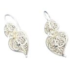 Brincos em Prata 925 com Filigrana – 3,5 cm | 3 g