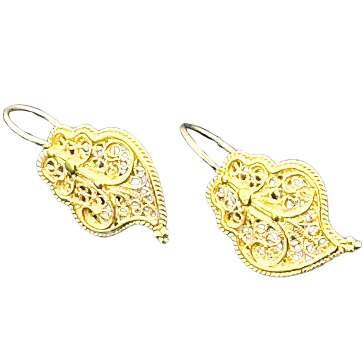 public-651 Brincos em Prata 925 com Filigrana – 3 cm | 2 g - Image 1