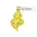 Coração em Prata Dourada 925 com Filigrana – 3,5 cm | 1,8 g