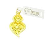 Coração em Prata Dourada 925 – 2,5 cm | 1,1 g