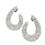 Argolas em Prata 925 com Zircônias Brancas – 3 cm | 8,2 g