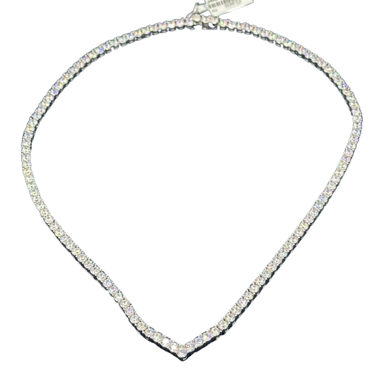 public-674 Colar Semi Rígido em Prata 925 com Formato de Bico à Frente - Image 1