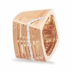 Anel rosa/branco K DI KUORE 433226