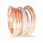 Anel ouro rosa K DI KUORE 432995